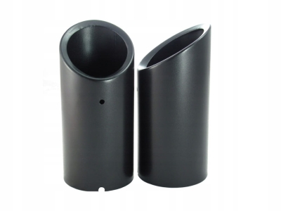 KOŃCÓWKA TŁUMIKA wydechu VW AUDI czarna 60 - 62 mm