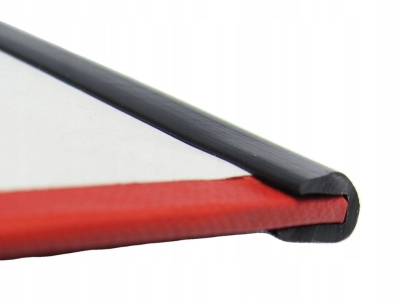Listwa krawędziowa rantowa czarna guma PVC 1,5 mm - 50m