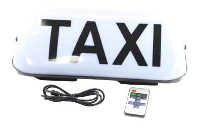 bezprzewodowa  lampa TAXI kogut magnes pilot LED 35cm