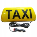 KOGUT SYGNALIZATOR LAMPA GAPA TAXI LED NA MAGNES Z WTYCZKĄ