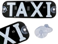 Taxi Ledowy Napis Lampa niebieska Tabliczka LED USB przyssawki