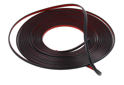Listwa ozdobna dekoracyjna czarna matowa samoprzylepna 6mm x 8m