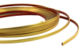 Listwa ozdobna dekoracyjna  złota gold matowa satynowa satyna 14mm 5m