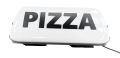 Lampa magnetyczna na dach kogut LED  napis PIZZA wtyczka 2m