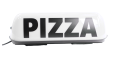 Lampa magnetyczna na dach kogut LED  napis PIZZA wtyczka 2m