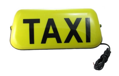 KOGUT LAMPA TAXI GAPA MAGNES szpakówka żółta 35 cm