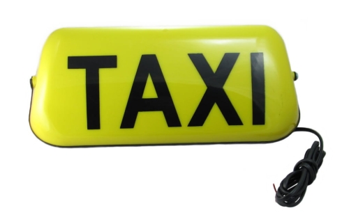 KOGUT LAMPA TAXI GAPA MAGNES szpakówka żółta 35 cm