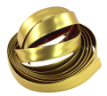 Listwa ozdobna dekoracyjna  złota gold matowa satynowa satyna 35mm 5m
