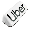 Lampa magnetyczna na dach kogut LED UBER wtyczka biały